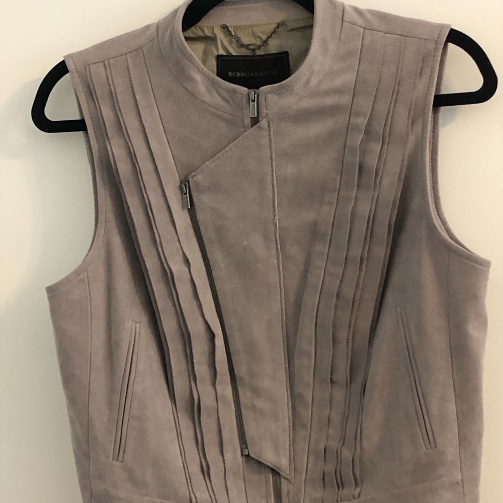 Real suede vest